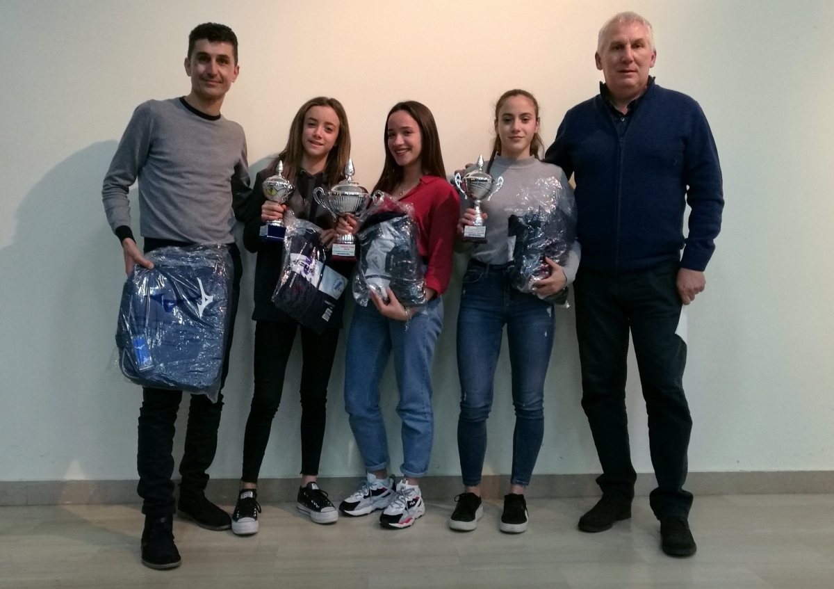 Le atlete Sofia Filice, Namy Cortese e Francesca Colonna premiate a Reggio Calabria 