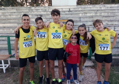 Alcuni dei giovani atleti K42 presenti a Reggio Calabria 